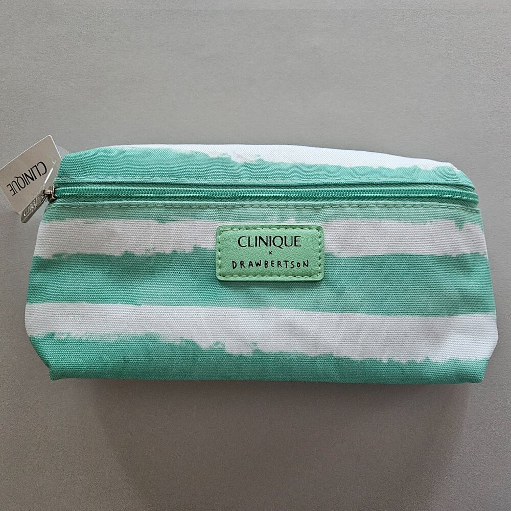 Clinique Zippered Makeup Cosmetic Bag